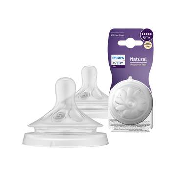 Philips Avent Natural Fast Flow Feeding Nipple 6+ Months